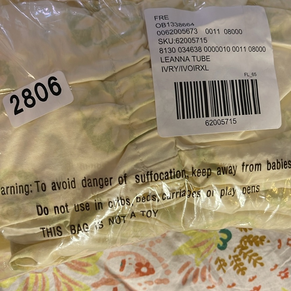 Free People Leanna Tub Dress in Ivory NWT SZ XL - Picture 9 of 12